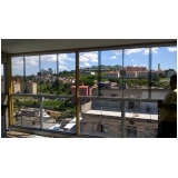 cortina para sacada de apartamento Vila Marcelo