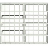 janela basculante alumínio branco 60x60 Vila Maria
