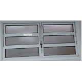 janela basculante de alumínio branco Aricanduva