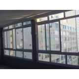 janela de alumínio com vidro preço Taboão da Serra