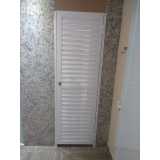 porta de alumínio branco Itapevi