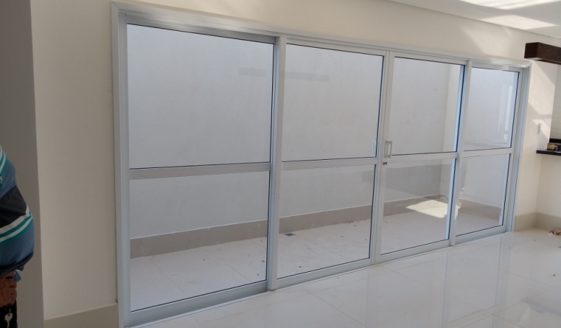 Cortina de Vidro para Varanda Vila Endres - Cortinas de Vidro Deslizantes