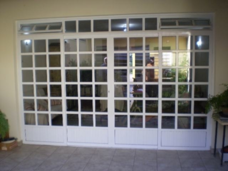 Orçamento de Porta de Alumínio Branco com Vidro Parque Residencial da Lapa - Porta de Alumínio com Vidro para Cozinha