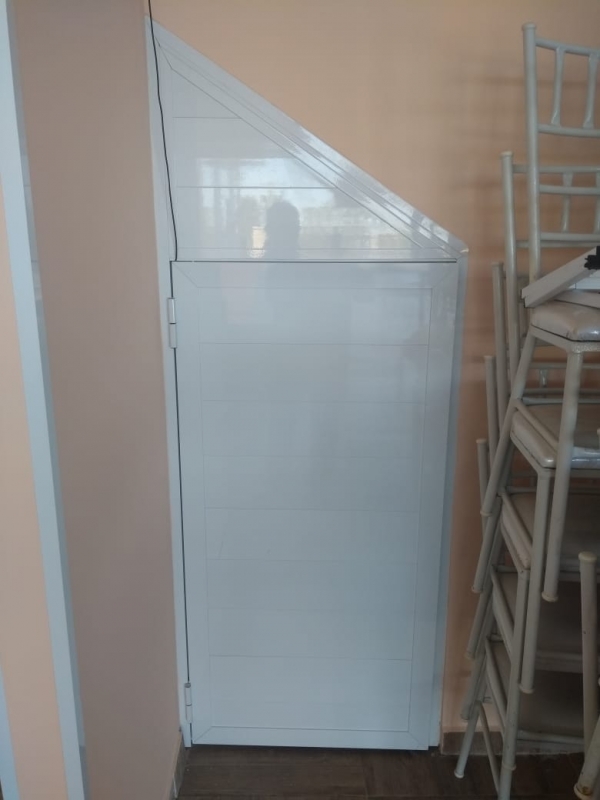 Portas de Alumínio Branco para Banheiro Itapecerica da Serra - Porta de Cozinha Alumínio Branco