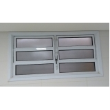 janelas basculantes alumínio branco 60x60 Guararema