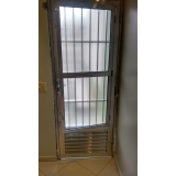 portas de alumínio com vidro para lavanderia Centro